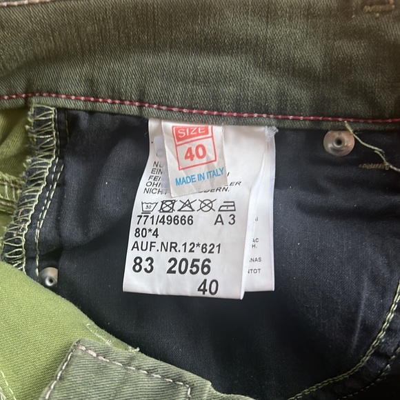 Beautiful mossy green, excellent condition, European sz40-30”waist,stretch denim - Picture 4 of 9
